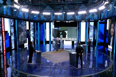 Дмитрий Новиков на Первом канале оценил приезд Такера Карлсона для интервью с Сергеем Лавровым и предрёк Грузии «белорусский сценарий»