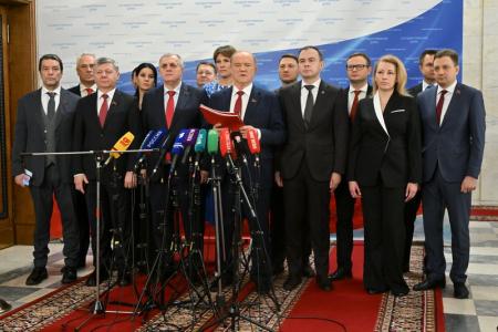 Г.А. Зюганов выступил перед журналистами в Госдуме 18 декабря