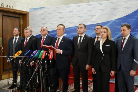 Г.А. Зюганов выступил перед журналистами в Госдуме 18 декабря