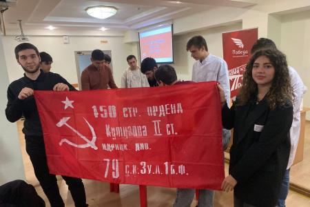 "Знамя Победы" объединяет молодёжь! Акция КПРФ на Ставрополье продолжается