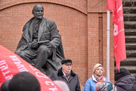 Митинг памяти В.И. Ленина в Красноярске