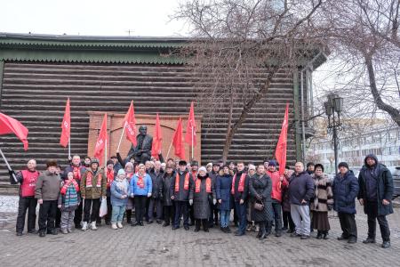 Митинг памяти В.И. Ленина в Красноярске