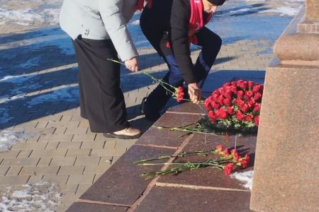 Возложение  в  День  памяти В.И. Ленина  в  Рязани
