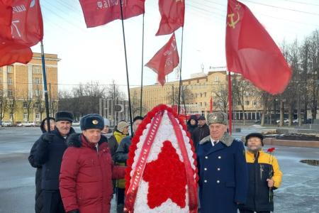 Новгородские коммунисты отметили 81-ю годовщину освобождения Новгорода от немецко-фашистских захватчиков