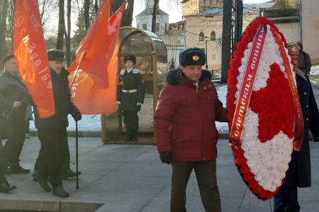 Новгородские коммунисты отметили 81-ю годовщину освобождения Новгорода от немецко-фашистских захватчиков