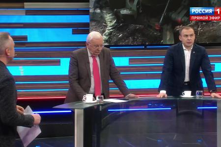 Юрий Афонин в эфире «России-1»: Нацистские штандарты будут снова повержены к подножию Мавзолея Ленина