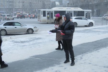 Пикет за национализацию систем ЖКХ прошел в Новосибирске
