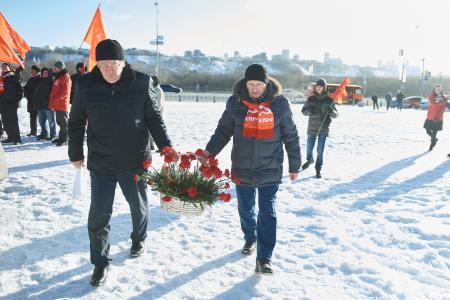 В Нижнем Новгороде состоялось мероприятие, посвященное дню памяти Владимира Ильича Ленина