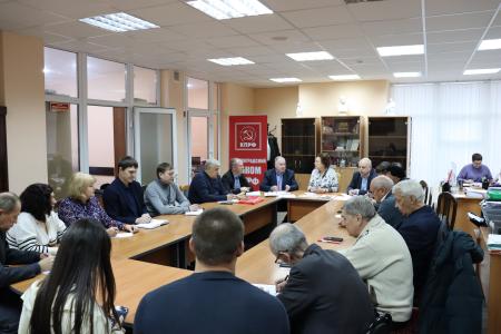 В Сталинградском обкоме прошло заседание штаба по протестным действиям