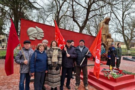 Коммунисты отметили День освобождения  Кировского района Ставрополья от немецко-фашистских захватчиков.