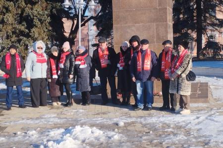 Возложение  в  День  памяти В.И. Ленина  в  Рязани