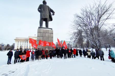 Тюменские коммунисты почтили память В.И. Ленина