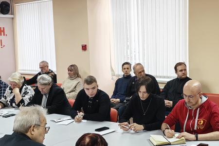 В Ивановском обкоме КПРФ состоялись занятия по политпросвещению, посвящённые 140-летию со дня рождения М.В. Фрунзе