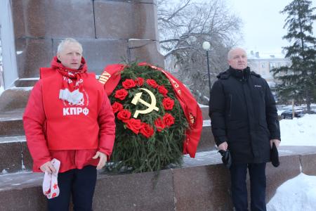 В Омской области провели акции в честь Дня памяти В.И. Ленина