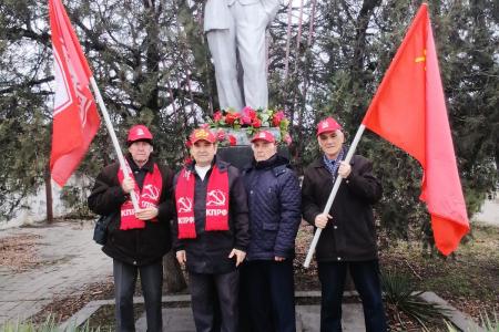 Кубанские коммунисты и сторонники партии почтили память В.И. Ленина