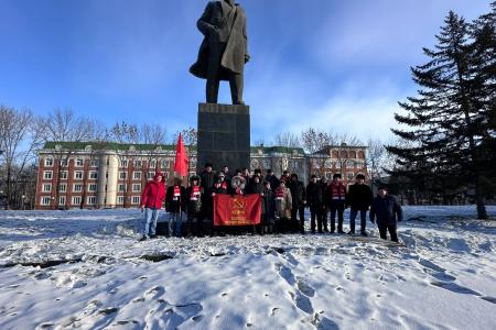 Коммунисты Еврейской автономной области провели День памяти Владимира Ильича Ленина