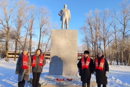 Коммунисты Еврейской автономной области провели День памяти Владимира Ильича Ленина