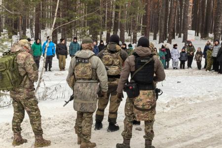 Коммунисты Тюмени приняли участие в  марш-броске, который был посвящен окончанию контрнаступления советских войск под Москвой
