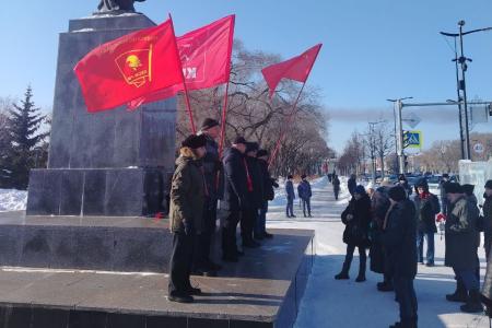 «Не за горами левый поворот»: амурские коммунисты почтили память В.И. Ленина