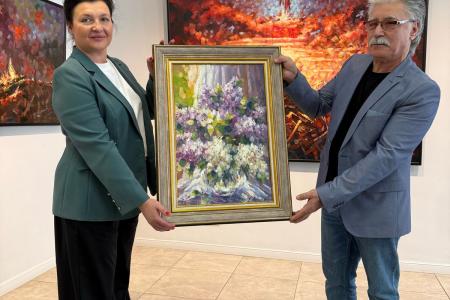 Московская область. В городе Лобне при участии КПРФ прошла патриотическая выставка «Донбасс, мы с тобой!»