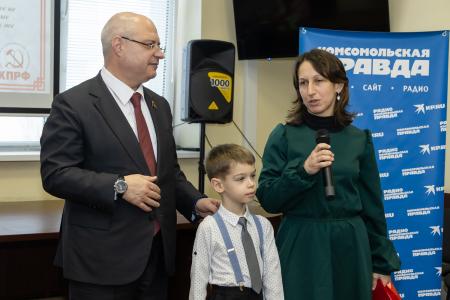 Победителей патриотического конкурса, проходившего на сайте «Комсомольской правды» по инициативе депутата Госдумы Сергея Гаврилова, наградили в Воронеже