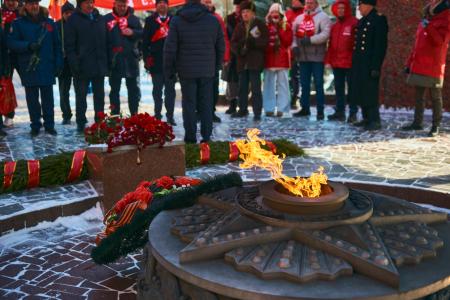 Нижегородское региональное отделение КПРФ отметило 107-ю годовщину рождения Красной (Советской) армии и Военно-морского флота