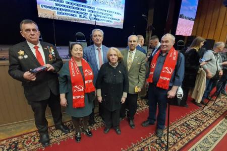 Краснодар. Коммунист-депутат Н.И. Осадчий выступил на Памятной встрече поколений в честь 85-летия народного кубанского лидера Н.И. Кондратенко