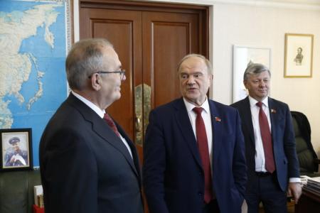 Геннадий Зюганов встретился в Москве с Председателем Венгерской рабочей партии Дьюлой Тюрмером