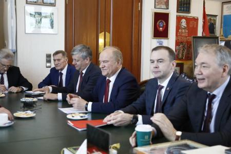 Геннадий Зюганов встретился в Москве с Председателем Венгерской рабочей партии Дьюлой Тюрмером