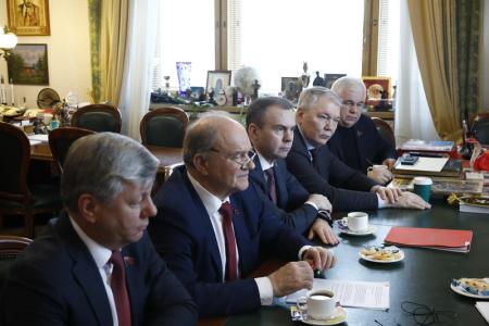 Геннадий Зюганов встретился в Москве с Председателем Венгерской рабочей партии Дьюлой Тюрмером