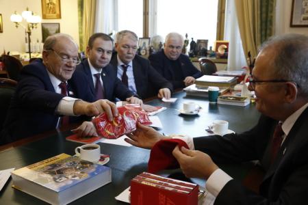 Геннадий Зюганов встретился в Москве с Председателем Венгерской рабочей партии Дьюлой Тюрмером