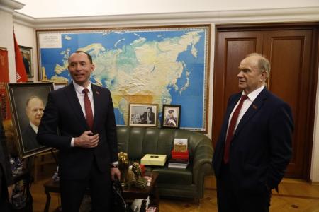 Г.А. Зюганов встретился в Москве с делегацией Компартии Белоруссии