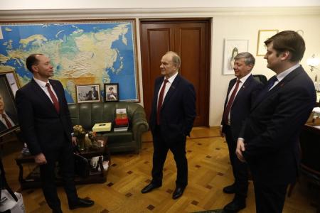 Г.А. Зюганов встретился в Москве с делегацией Компартии Белоруссии