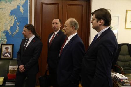 Г.А. Зюганов встретился в Москве с делегацией Компартии Белоруссии