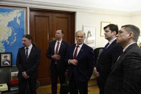 Г.А. Зюганов встретился в Москве с делегацией Компартии Белоруссии