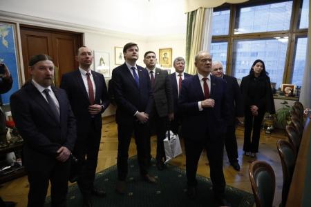 Г.А. Зюганов встретился в Москве с делегацией Компартии Белоруссии