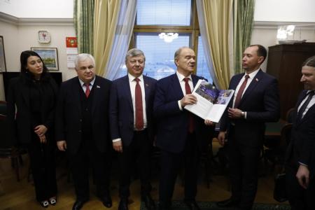 Г.А. Зюганов встретился в Москве с делегацией Компартии Белоруссии