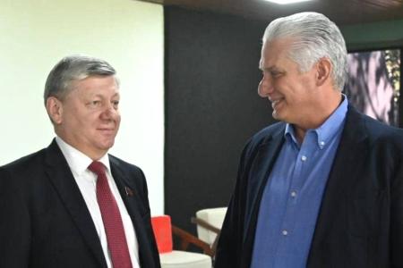 Президент Кубы Мигель Диас-Канель Бермудес и Дмитрий Новиков провели встречу в Гаване