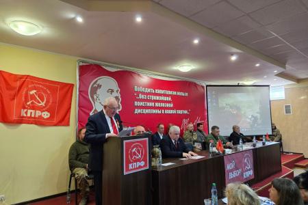Делегация КПРФ во главе с К.К. Тайсаевым продолжает работу на Донбассе