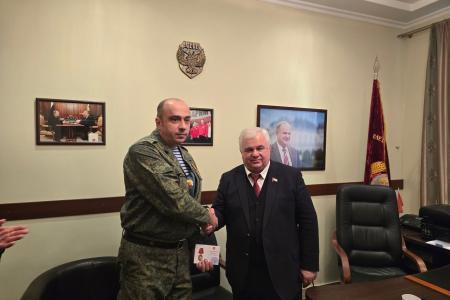 Делегация КПРФ во главе с К.К. Тайсаевым продолжает работу на Донбассе