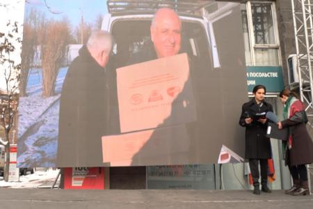 В Армении отпраздновали 107-ю годовщину Советской Армии и Военно-Морского Флота