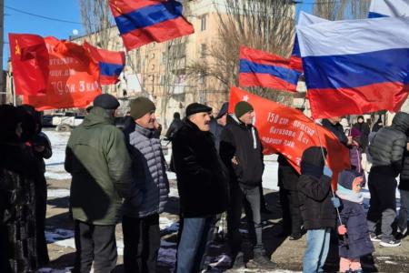 В Армении отпраздновали 107-ю годовщину Советской Армии и Военно-Морского Флота