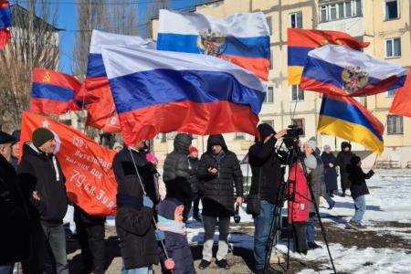 В Армении отпраздновали 107-ю годовщину Советской Армии и Военно-Морского Флота