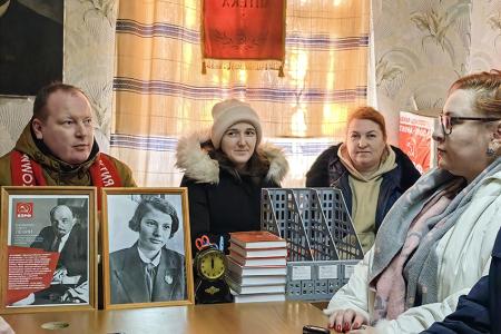 Рабочий выезд коммунистов Ивановского областного отделения КПРФ в город Вичугу