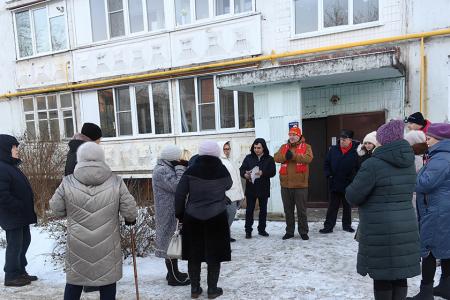 Рабочий выезд коммунистов Ивановского областного отделения КПРФ в город Вичугу