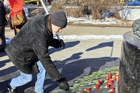 Ивановские коммунисты отметили 107-ю годовщину Красной Армии