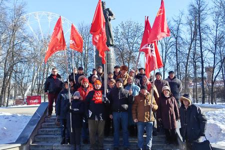 Ивановские коммунисты отметили 107-ю годовщину Красной Армии