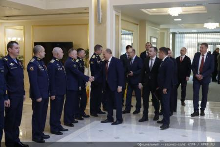 Г.А. Зюганов принял участие в открытии выставки «Герои Гостомеля»