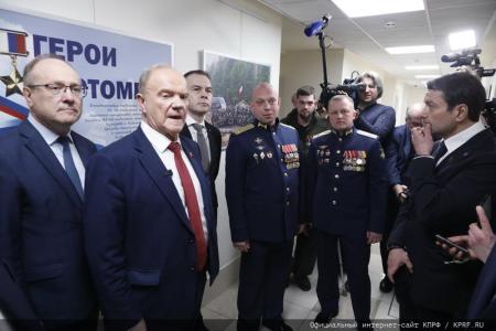 Г.А. Зюганов принял участие в открытии выставки «Герои Гостомеля»
