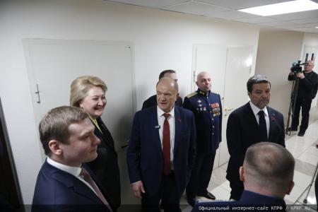 Г.А. Зюганов принял участие в открытии выставки «Герои Гостомеля»
